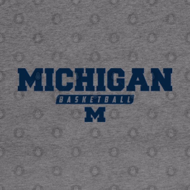 Michigan Basketball by Vamp Pattern